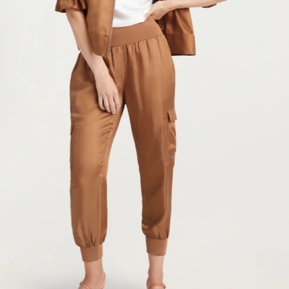 Satin Cargo Jogger, Small - Picture 3 of 8
